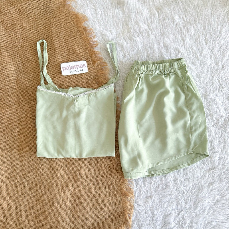 BLAIRE | challis sleeveless cami top + sexy shorts sleepwear set | PajamasOverload