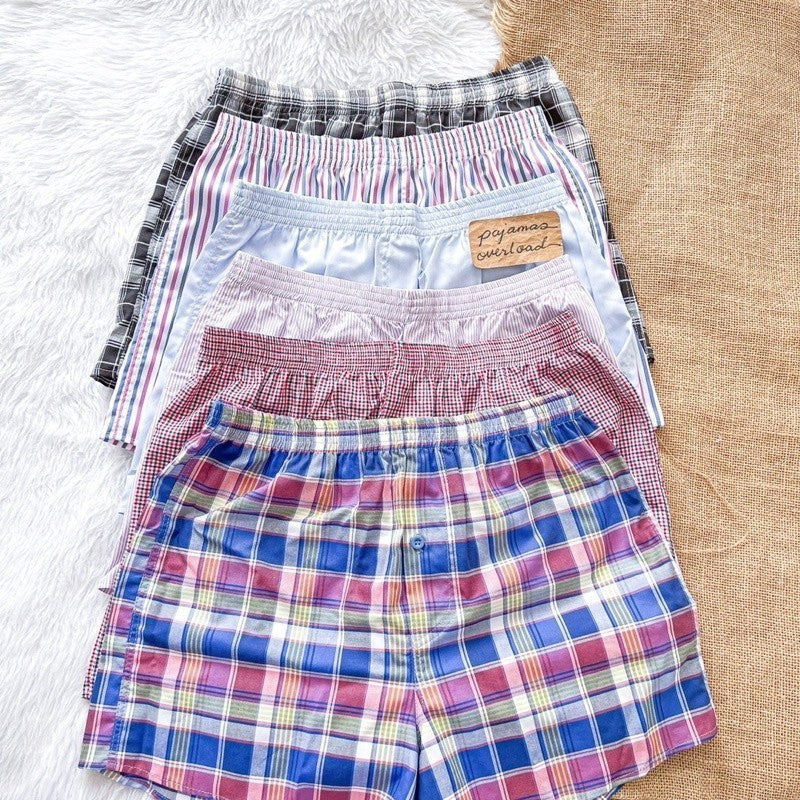 MANNY | cotton woven unisex boxer shorts pambahay | PajamasOverload