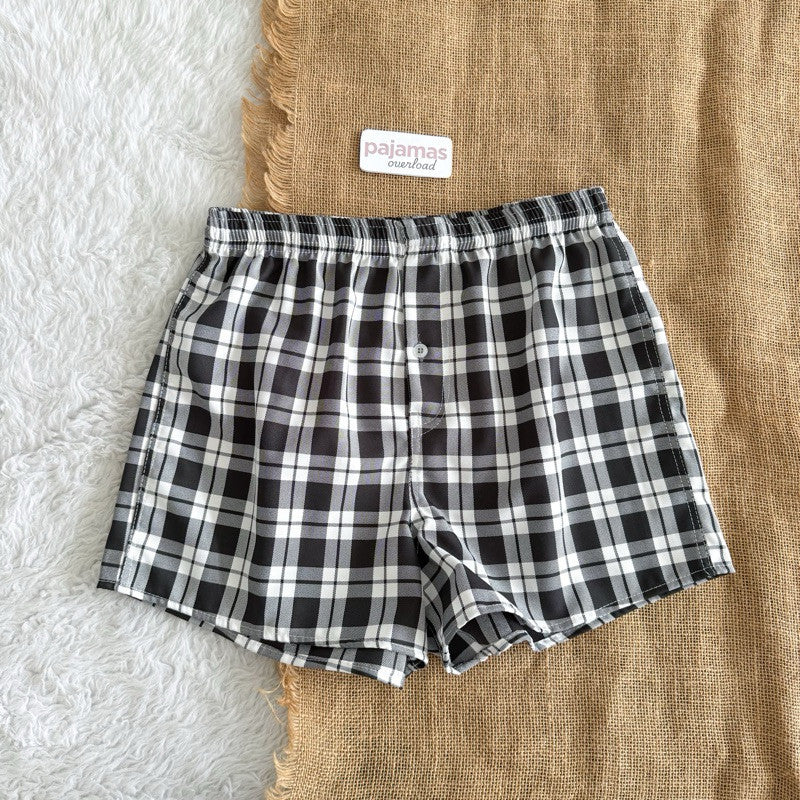 MANNY | cotton woven unisex boxer shorts pambahay | PajamasOverload
