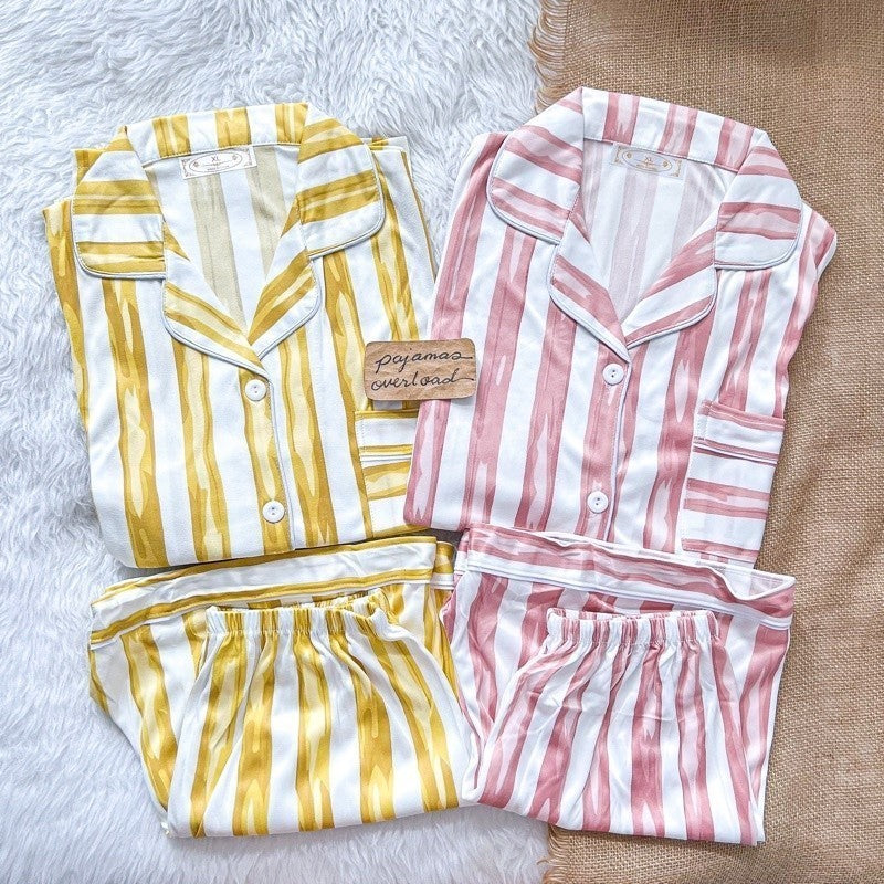 CHANDLER | polycotton shortsleeves + shorts sleepwear set | PajamasOverload
