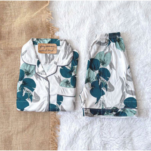 CHANDLER | polycotton shortsleeves + shorts pajama set | PajamasOverload