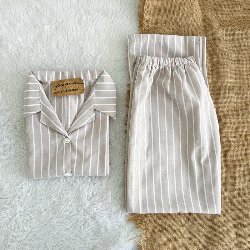 MERLIN | special fabric shortsleeves + pants sleepwear pajama set | PajamasOverload