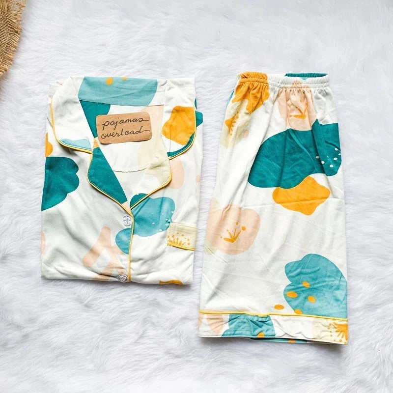 CHANDLER | polycotton shortsleeves + shorts pajama set | PajamasOverload