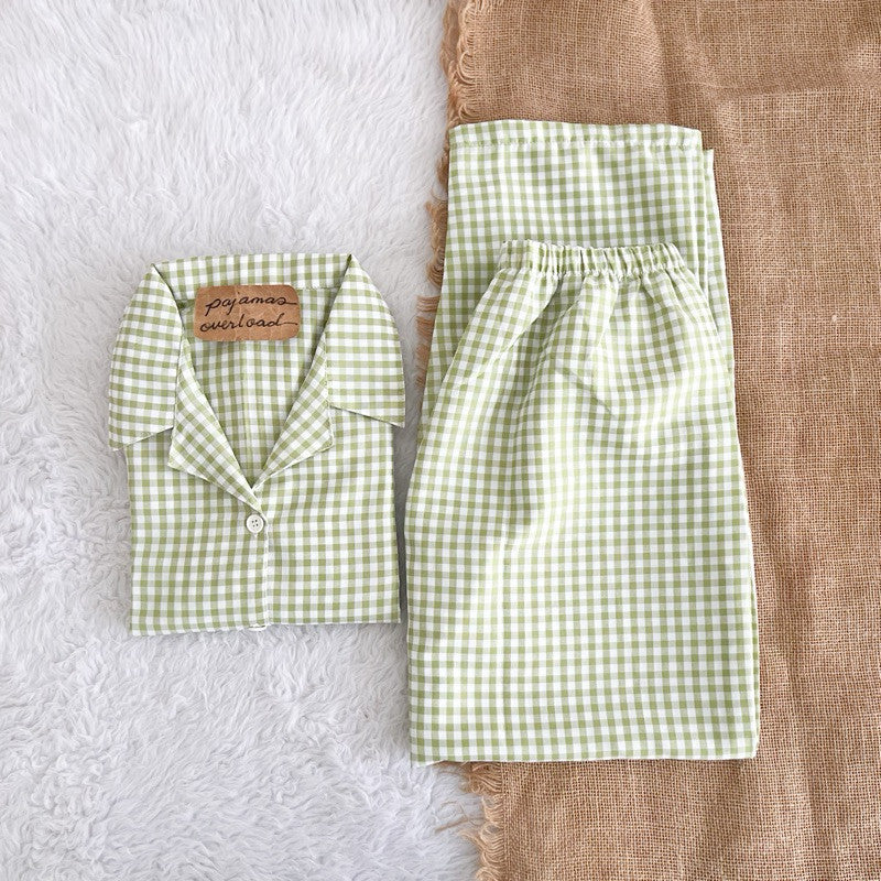 MERLIN | special fabric shortsleeves + pants sleepwear pajama set | PajamasOverload
