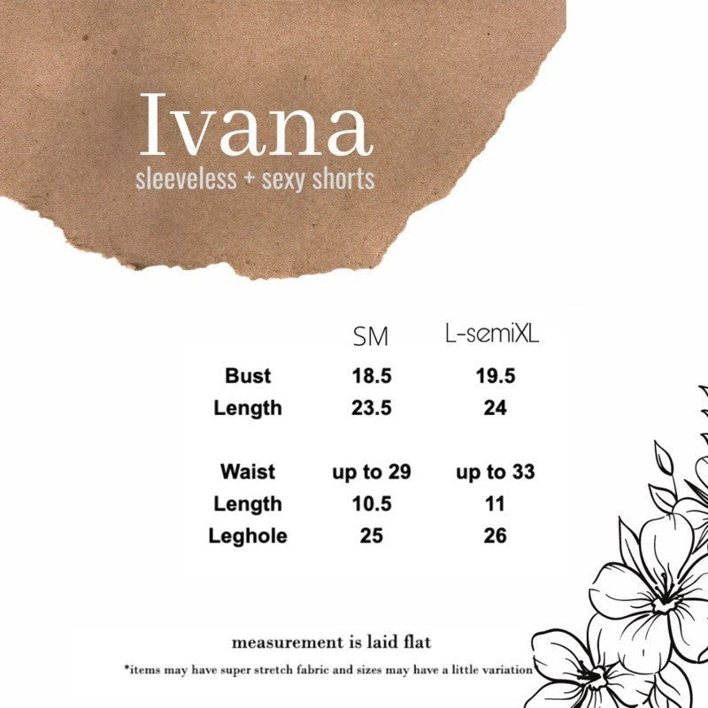 IVANA | plain cotton challis cami top + shorts | PajamasOverload