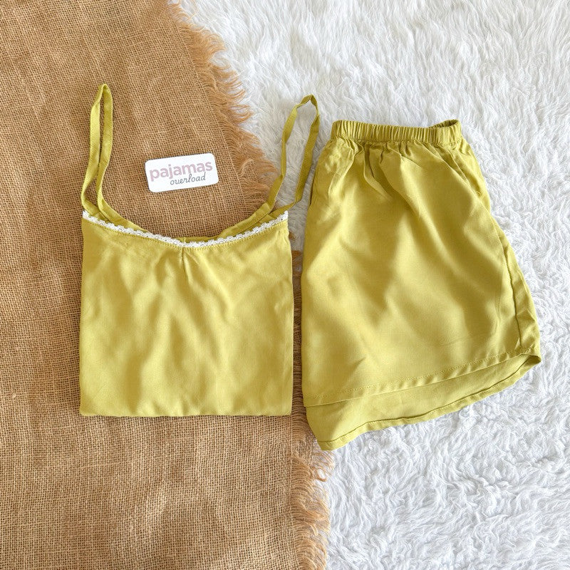 BLAIRE | challis sleeveless cami top + sexy shorts sleepwear set | PajamasOverload
