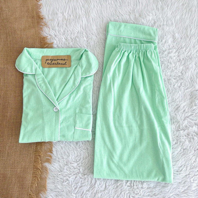 ZEUS PANTS | cotton jersey shortsleeves top + pants pajama set | PajamasOverload