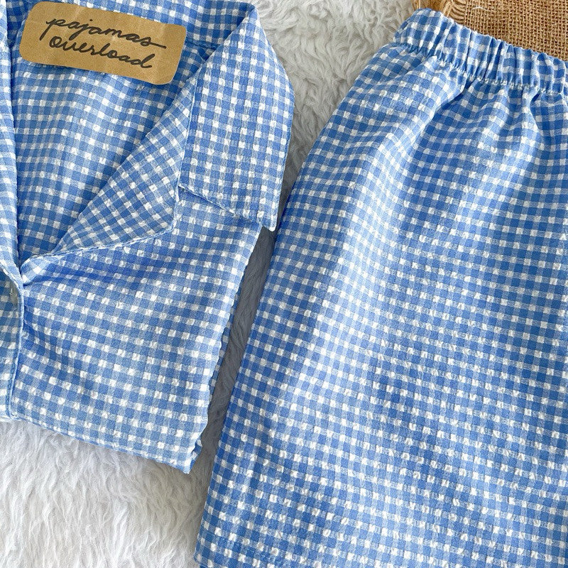 JOY | special fabric shortsleeves + shorts sleepwear loungewear set | PajamasOverload