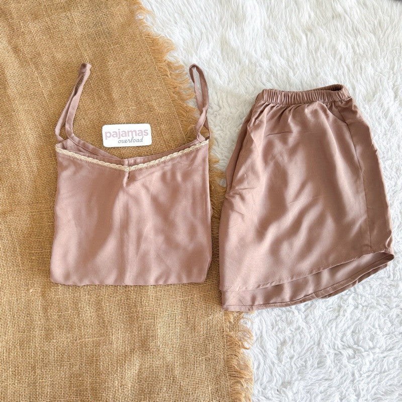 BLAIRE | challis sleeveless cami top + sexy shorts sleepwear set | PajamasOverload