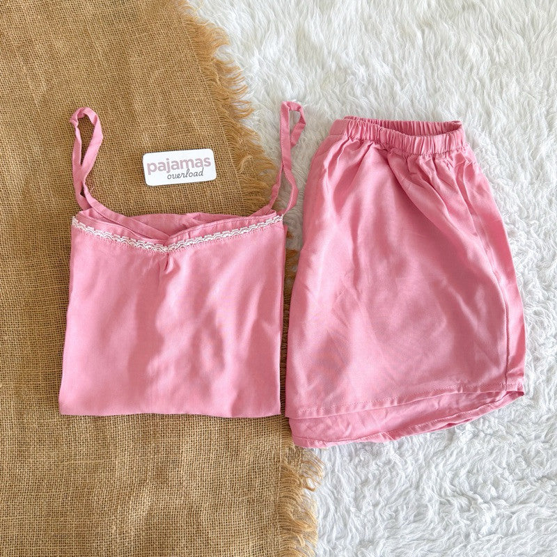 BLAIRE | challis sleeveless cami top + sexy shorts sleepwear set | PajamasOverload