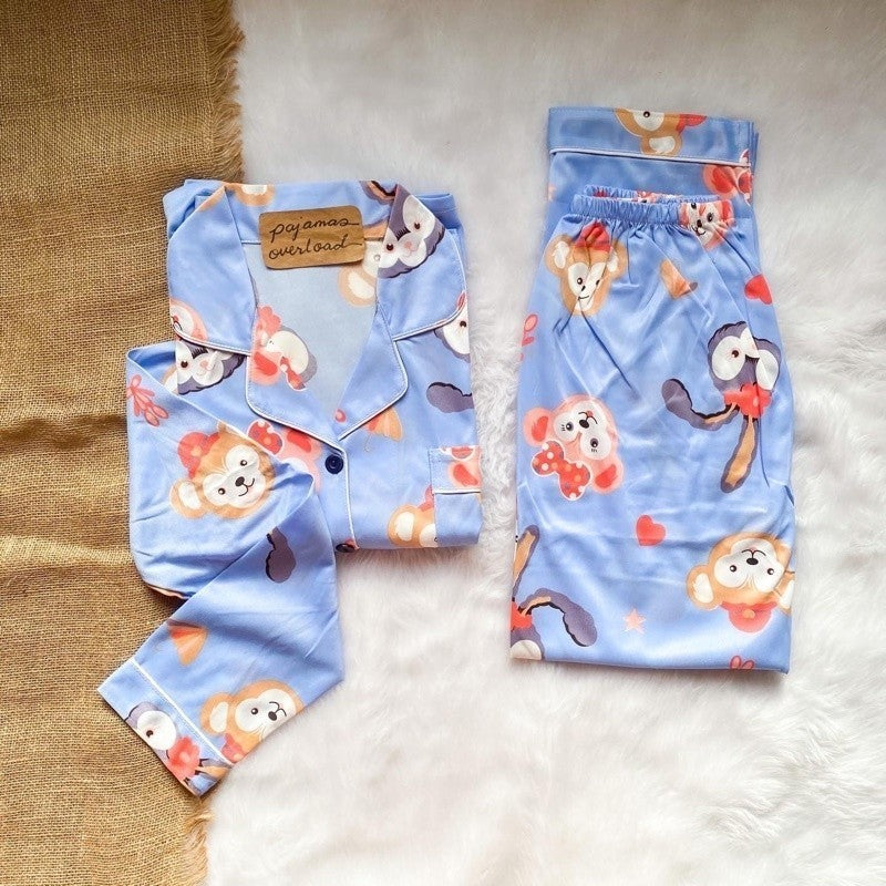 ROSS | polycotton longsleeves + pants pajama set | PajamasOverlaod