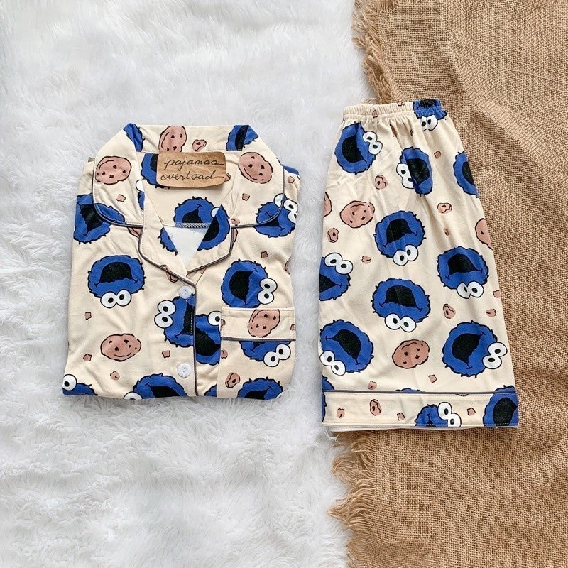 CHANDLER | polycotton shortsleeves + shorts pajama set | PajamasOverload