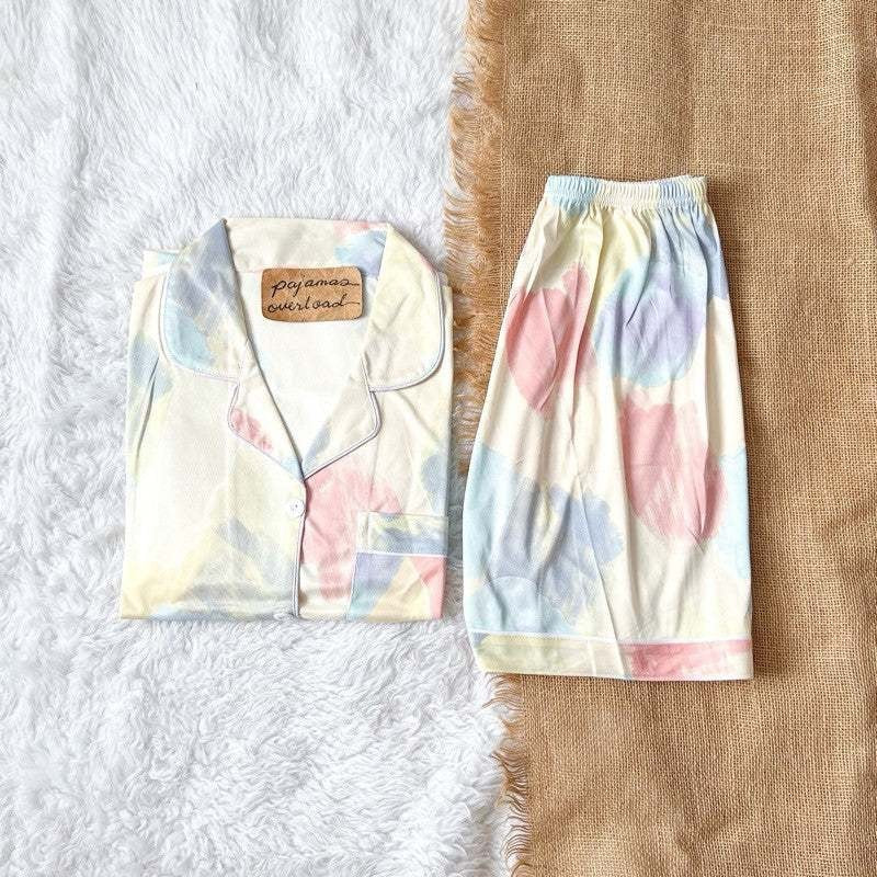 CHANDLER | polycotton shortsleeves + shorts pajama set | PajamasOverload