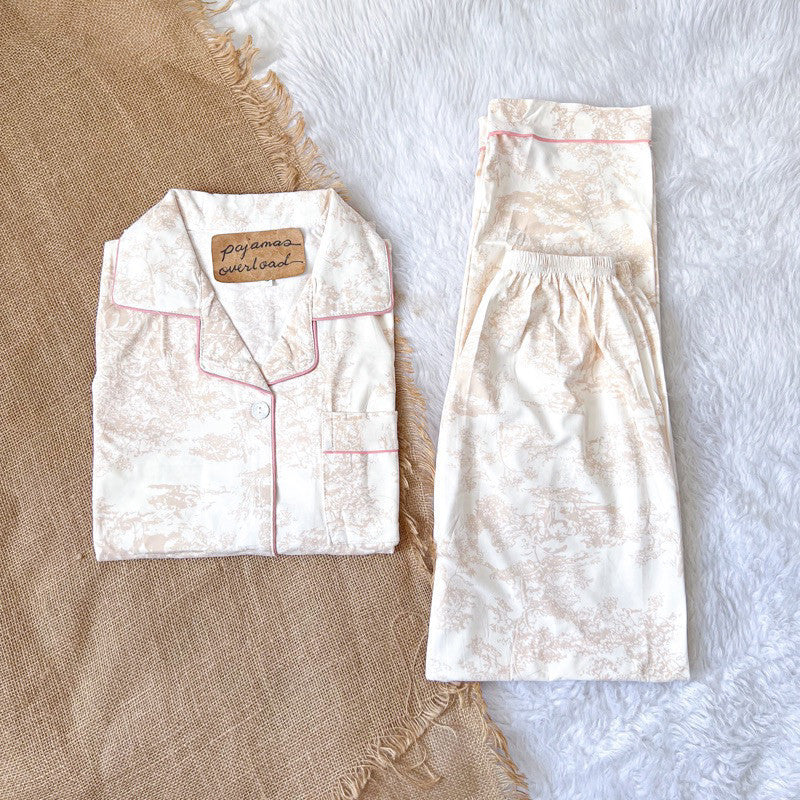 JOEY XSS | polycotton shortsleeves + pants sleepwear pajama set | PajamasOverload