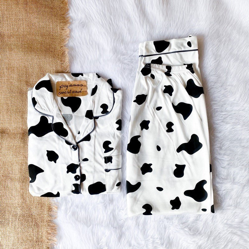 JOEY | polycotton shortsleeves top + pants sleepwear pajama set | PajamasOverload