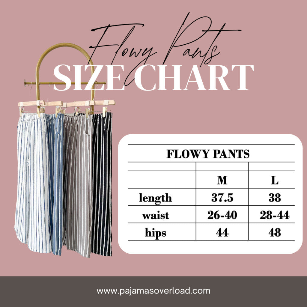 FLOWY PANTS | crumpled flowy pants with pocket | PajamasOverload