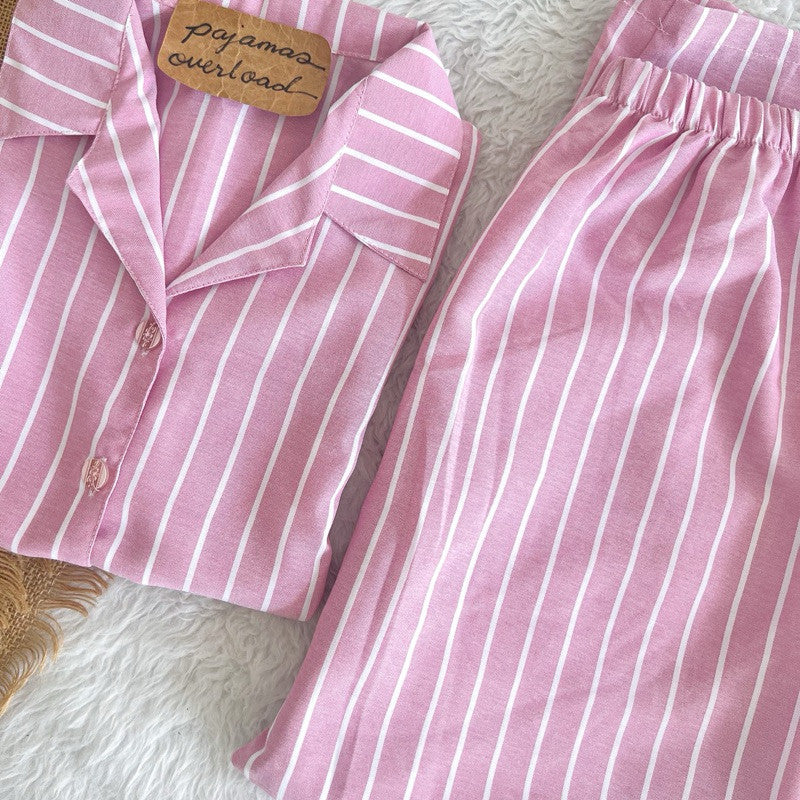 MERLIN | special fabric shortsleeves + pants sleepwear pajama set | PajamasOverload