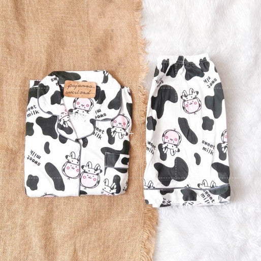 CHANDLER | polycotton shortsleeves + shorts sleepwear set | PajamasOverload