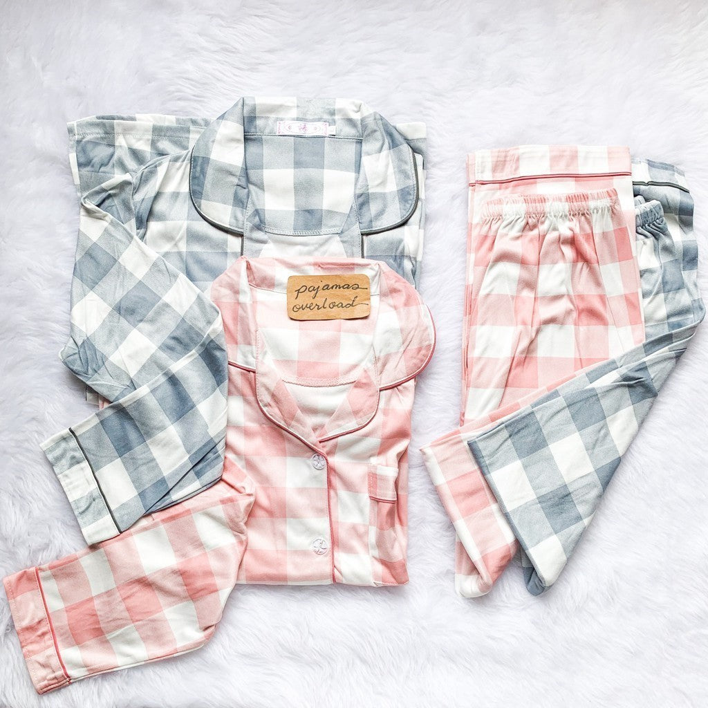 ROSS | polycotton longsleeves + pants pajama set | PajamasOverlaod