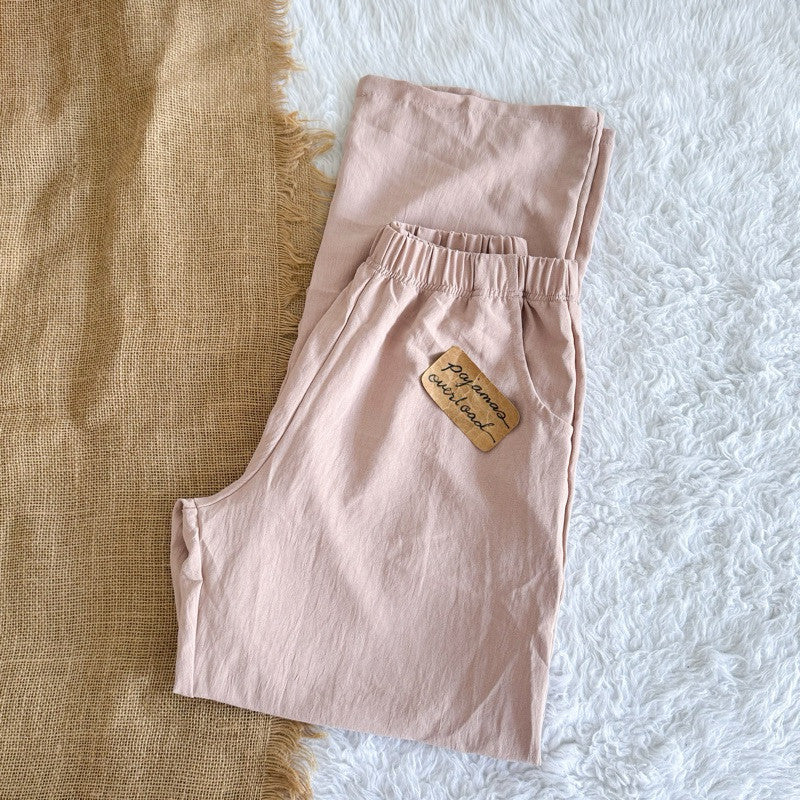 FLOWY PANTS | crumpled flowy pants with pocket | PajamasOverload