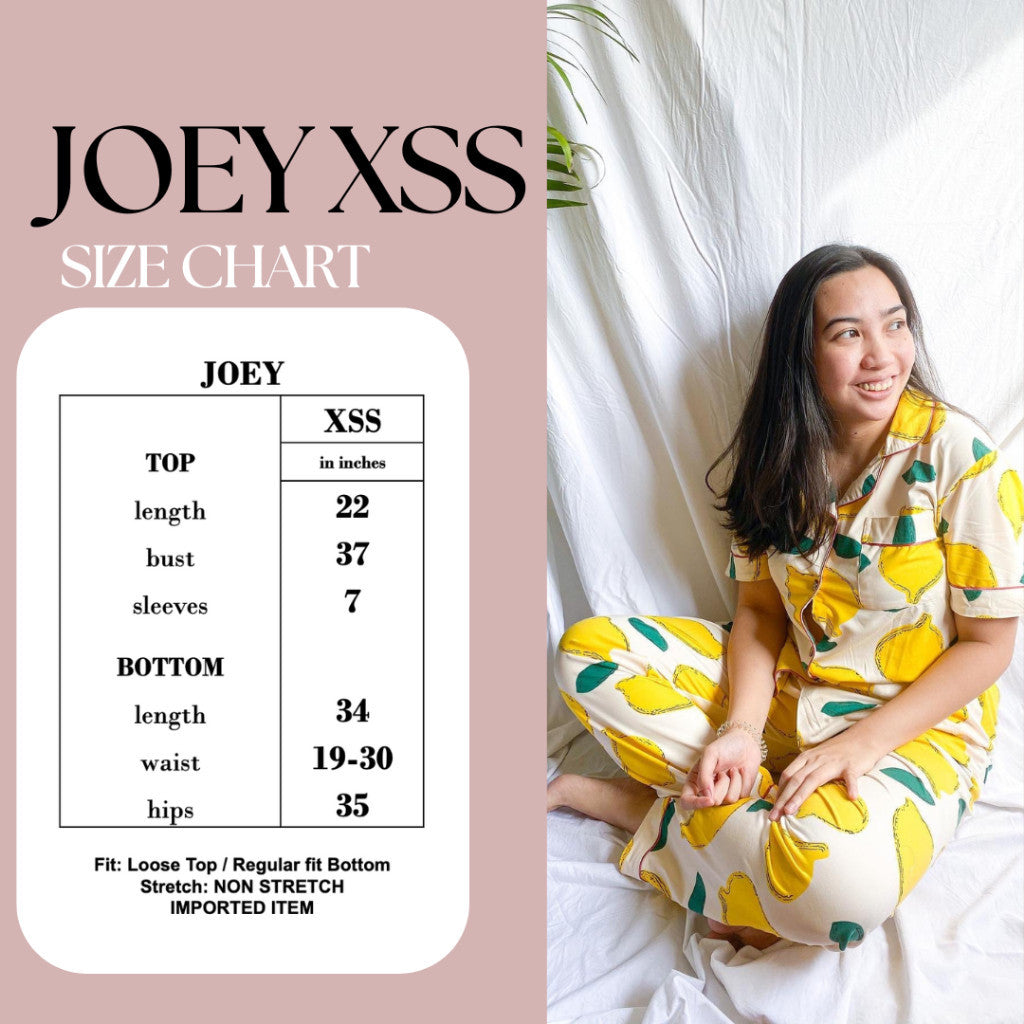 JOEY XSS | polycotton shortsleeves + pants sleepwear pajama set | PajamasOverload