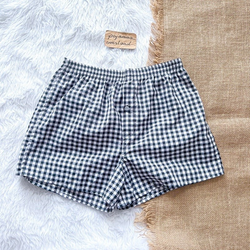 MANNY XL 2XL | cotton woven boxer shorts pambahay sleepwear | PajamasOverload