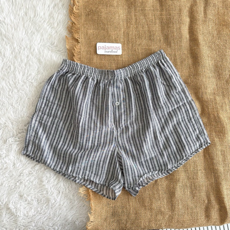 MANNY | cotton woven unisex boxer shorts pambahay | PajamasOverload