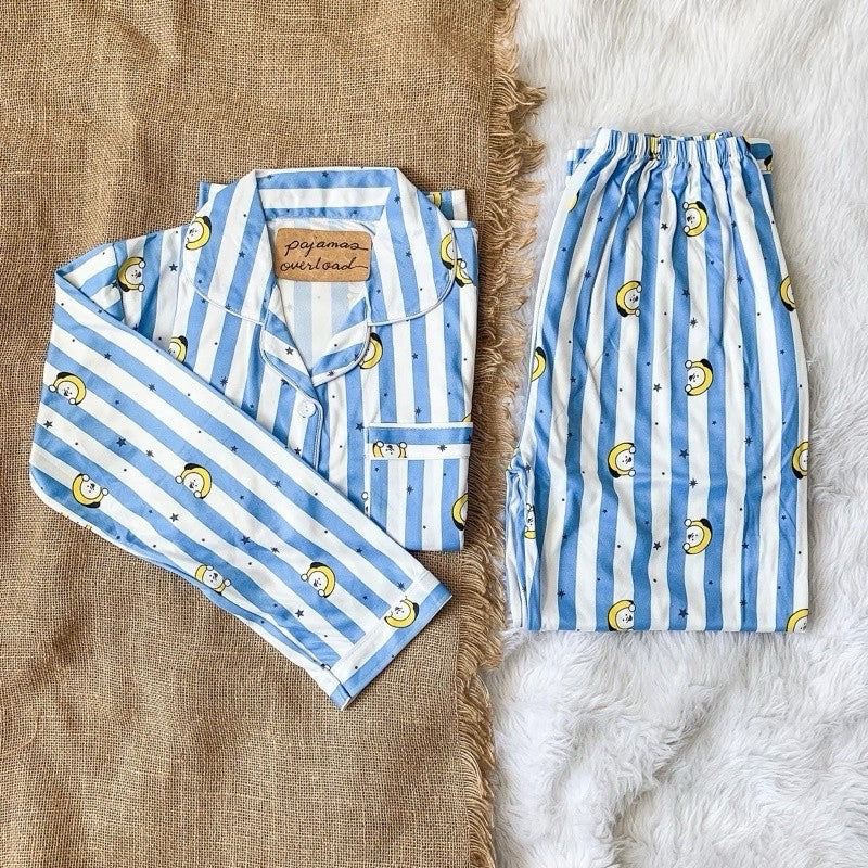 ROSS | polycotton longsleeves + pants pajama set | PajamasOverlaod