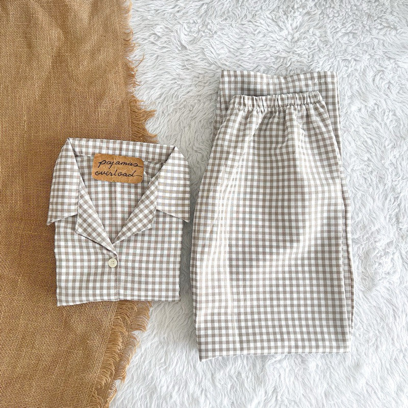 MERLIN | special fabric shortsleeves + pants sleepwear pajama set | PajamasOverload