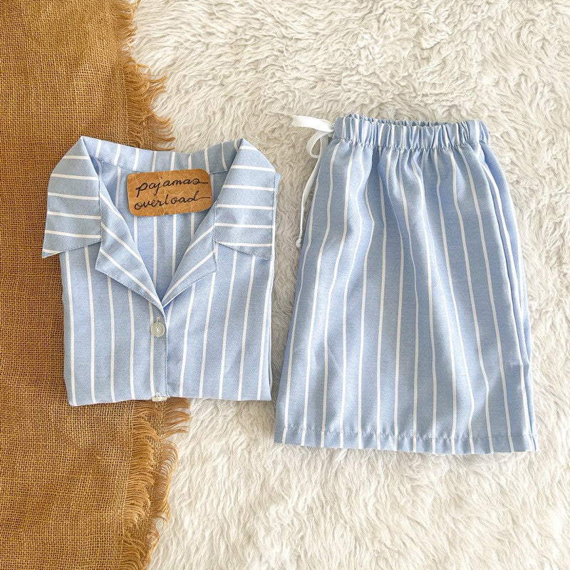 JOY | special fabric shortsleeves + shorts sleepwear loungewear set | PajamasOverload
