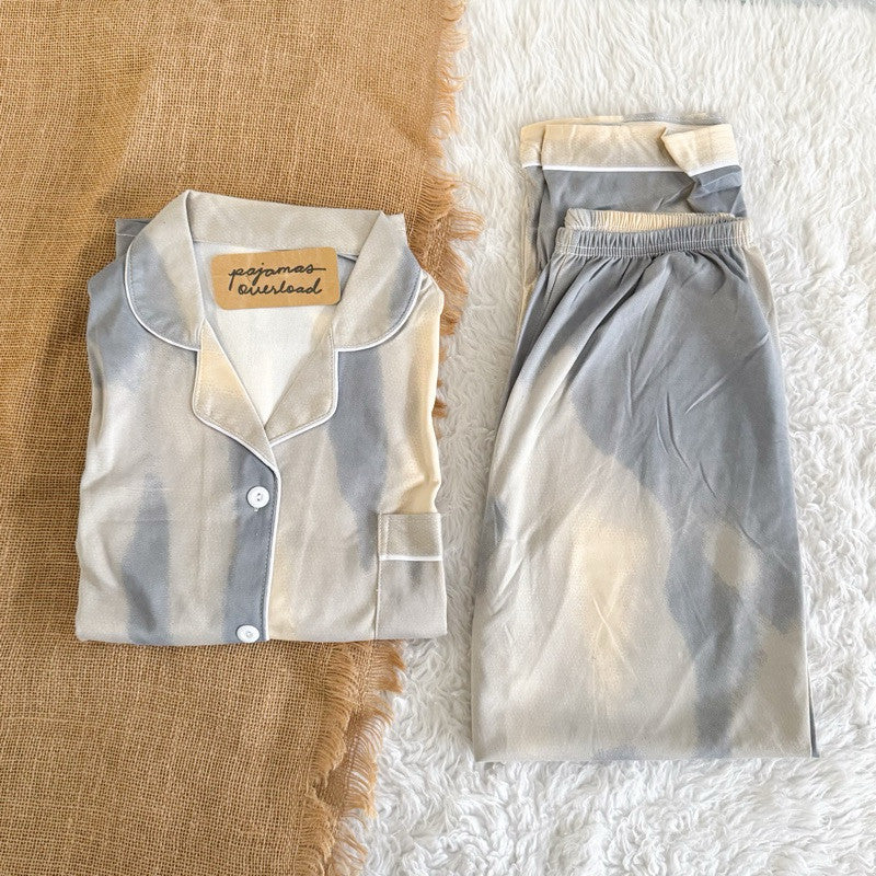 JOEY | polycotton shortsleeves top + pants pajama sleepwear set | PajamasOverload