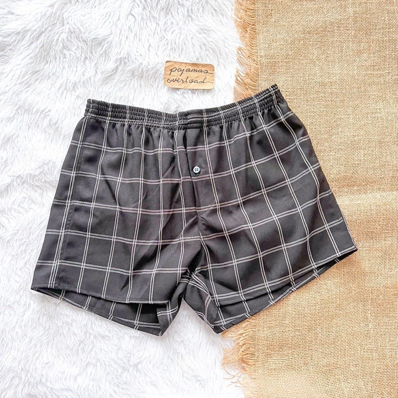 MANNY XL 2XL | cotton woven boxer shorts pambahay sleepwear | PajamasOverload