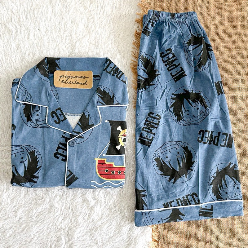 MIKE SHORTS | men’s polycotton shortsleeves top + shorts sleepwear pajama set | PajamasOverload