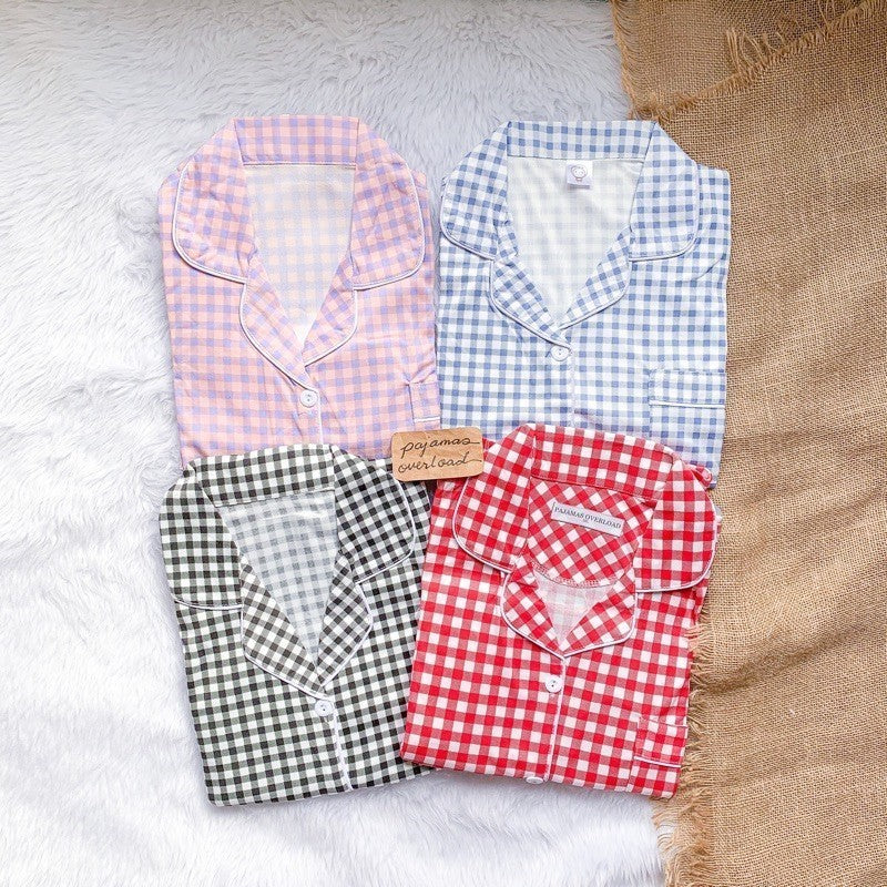 CHANDLER | polycotton shortsleeves + shorts sleepwear set | PajamasOverload