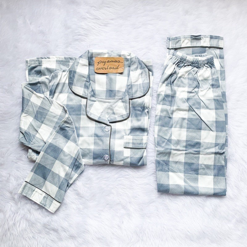 ROSS | polycotton longsleeves + pants pajama set | PajamasOverlaod