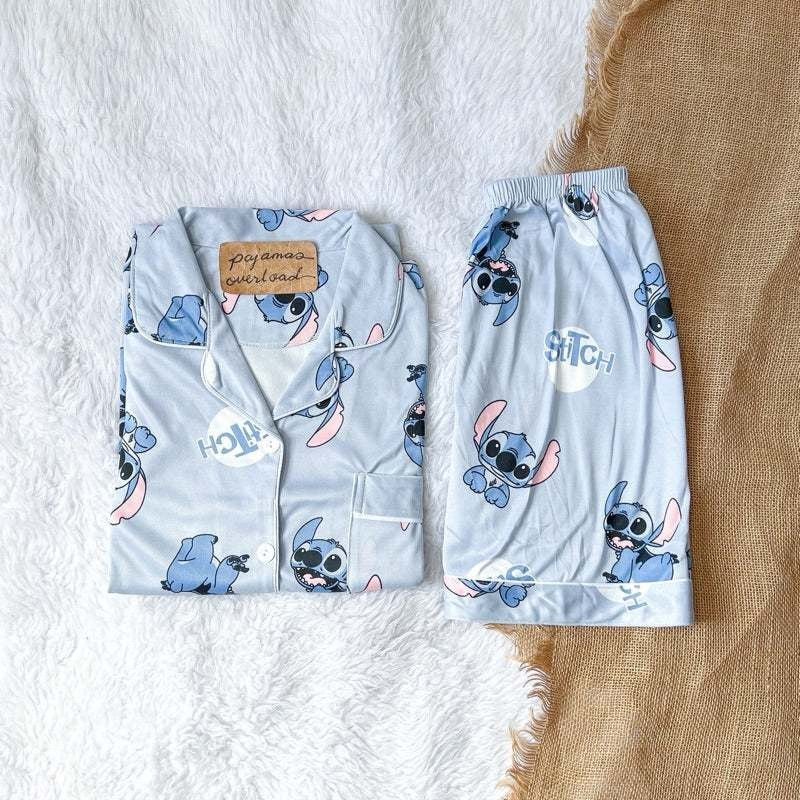 CHANDLER | polycotton shortsleeves + shorts pajama set | PajamasOverload