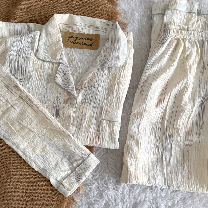 KAWAII | crumpled longsleeves + pants sleepwear pajama set | PajamasOverload