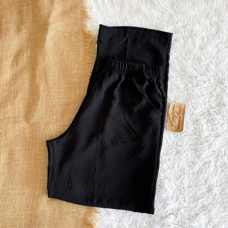 FLOWY PANTS | crumpled flowy pants with pocket | PajamasOverload