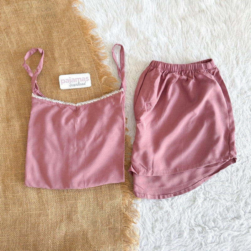 BLAIRE | challis sleeveless cami top + sexy shorts sleepwear set | PajamasOverload