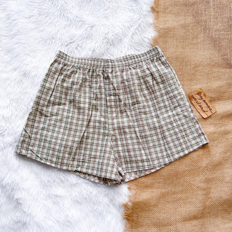 MANNY XL 2XL | cotton woven boxer shorts pambahay sleepwear | PajamasOverload