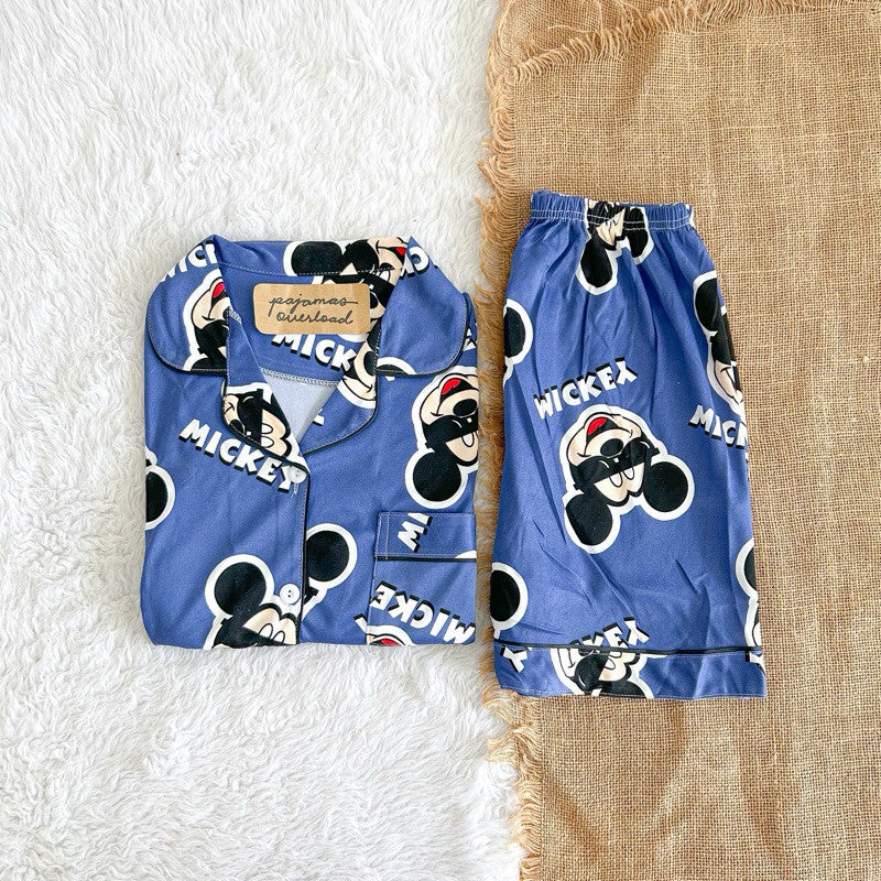 CHANDLER | polycotton shortsleeves + shorts pajama set | PajamasOverload