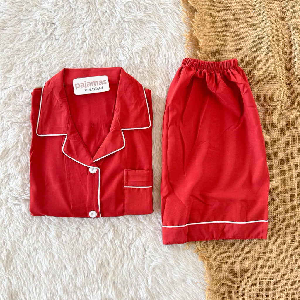 CHANDLER | polyspandex shortsleeves + shorts sleepwear pajama set | PajamasOverload