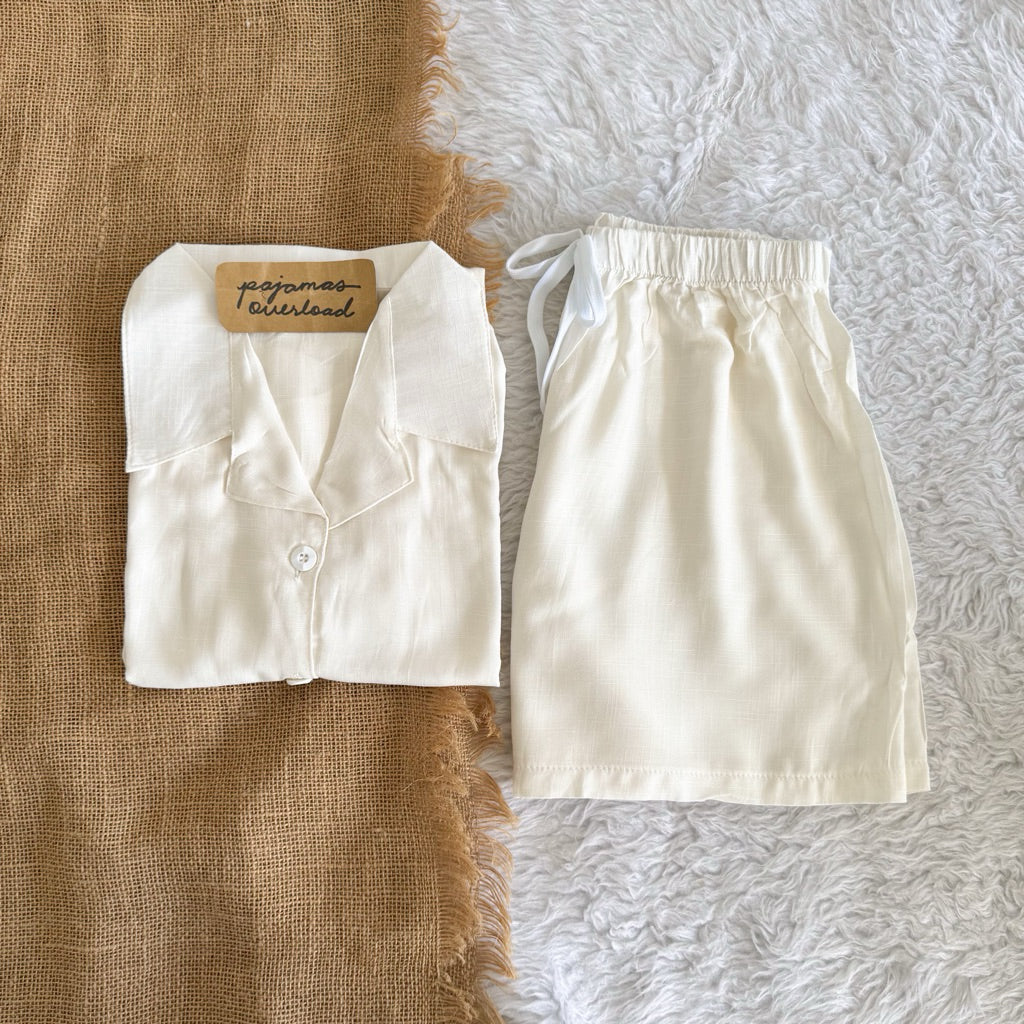 JOY | challis shortsleeves top + shorts sleepwear set | PajamasOverload