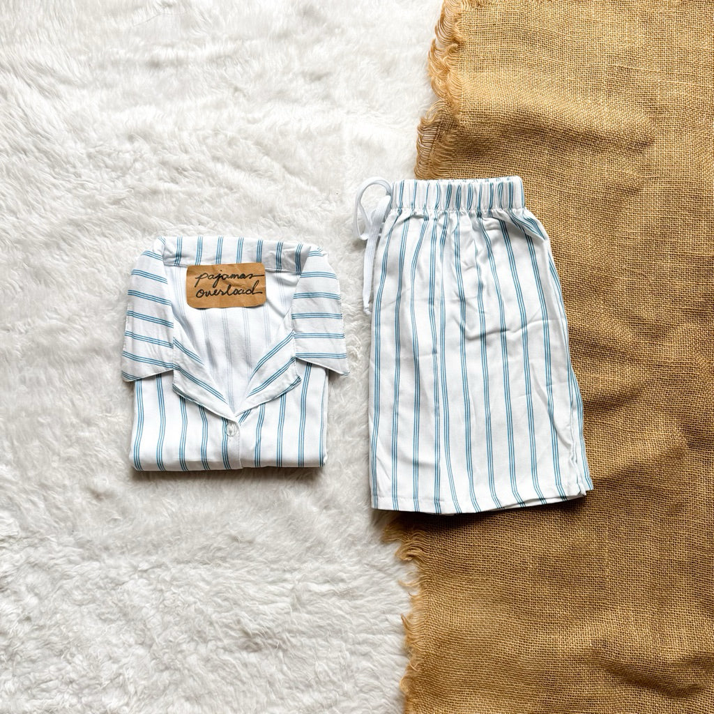 JOY LIMITED PRINT | challis/softlinen shortsleeves + shorts sleepwear pajama set | PajamasOverload