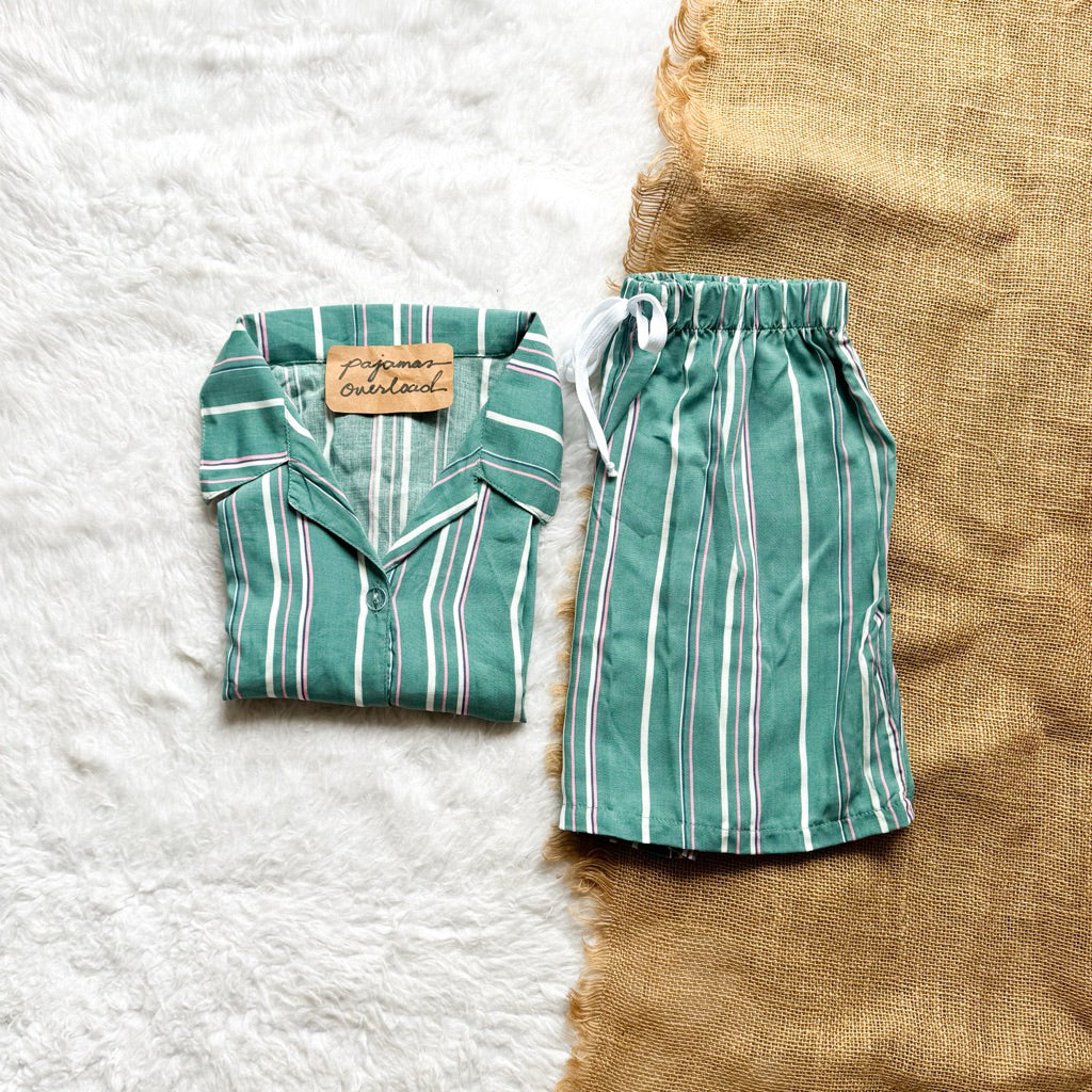 JOY LIMITED PRINT | challis/softlinen shortsleeves + shorts sleepwear pajama set | PajamasOverload