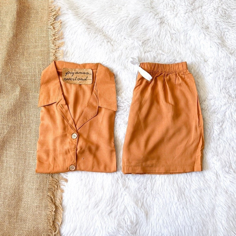 JOY | challis shortsleeves top + shorts sleepwear set | PajamasOverload
