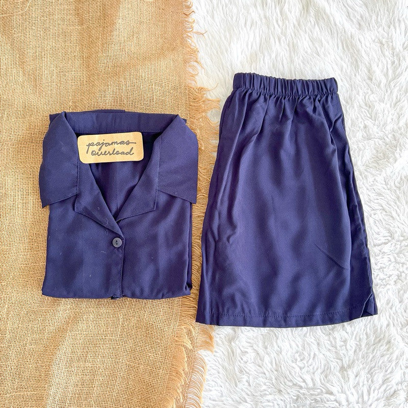 JOY | challis shortsleeves top + shorts sleepwear set | PajamasOverload