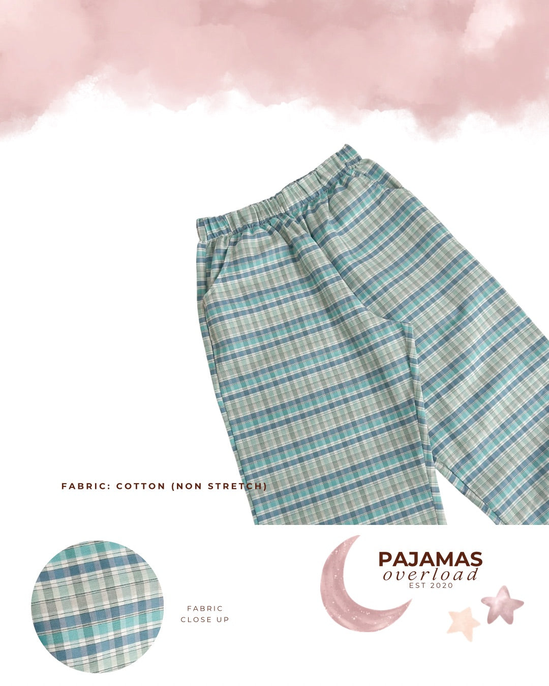 GAB PANTS | cotton / crumpled  pants with pocket | PajamasOverload