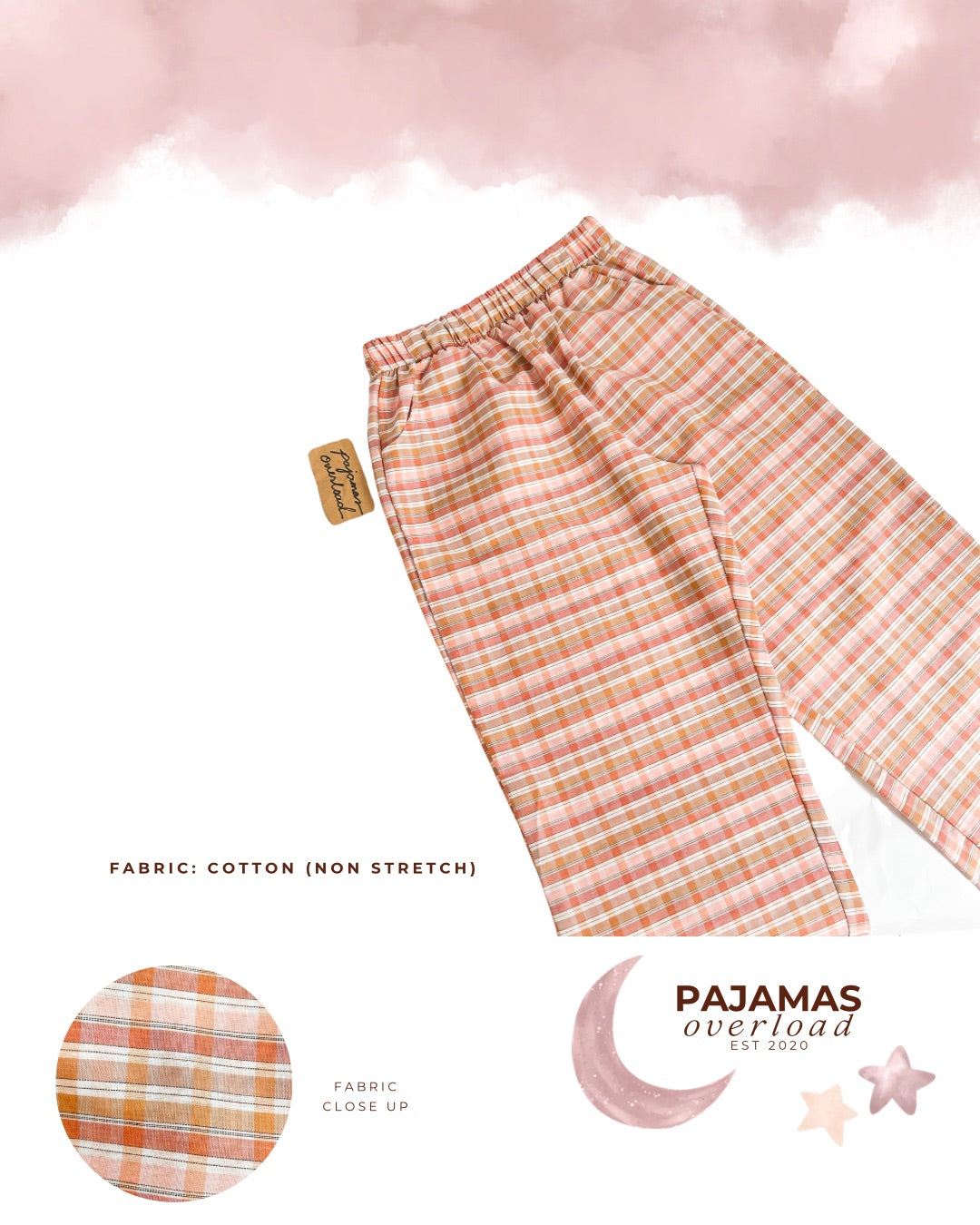 GAB PANTS | cotton / crumpled  pants with pocket | PajamasOverload