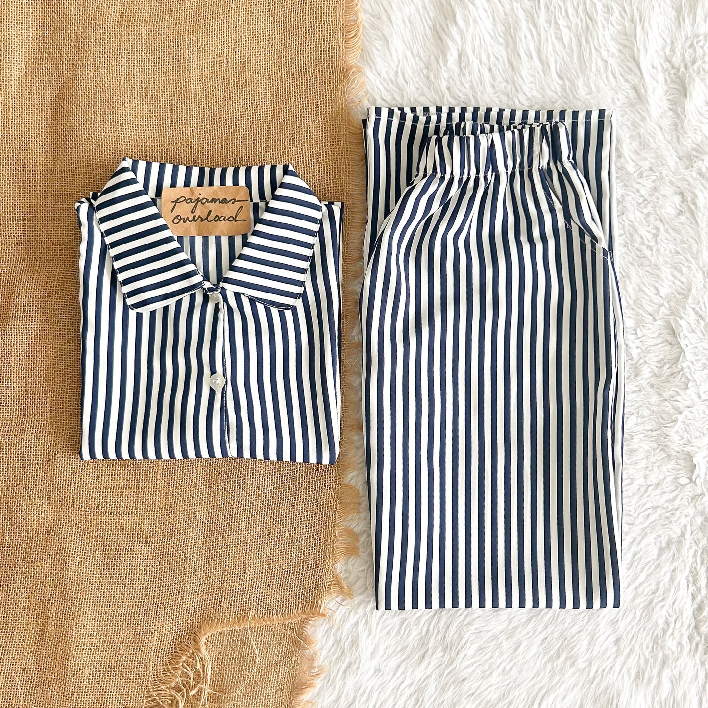 JULIANA PANTS | soft linen shortsleeves + pants buttondown set | PajamasOverload